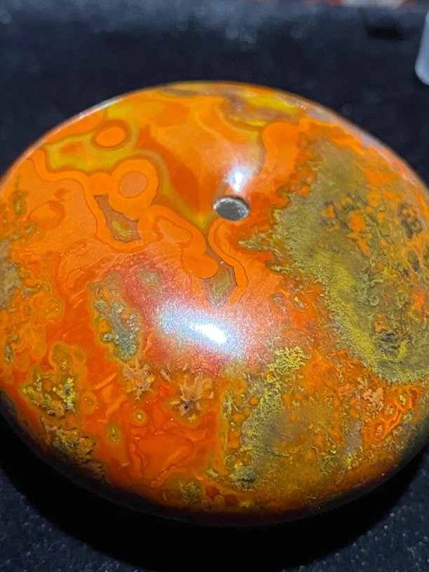 宣化战国红玛瑙精品红草平安扣