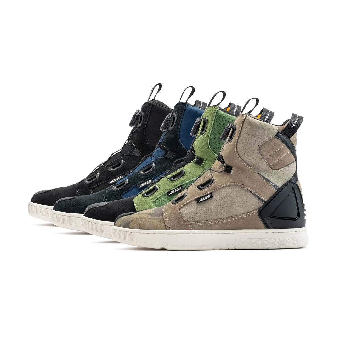 AUGI赛车靴骑行靴专业赛道靴摩旅场地靴公路靴竞技靴耐磨防摔AU11