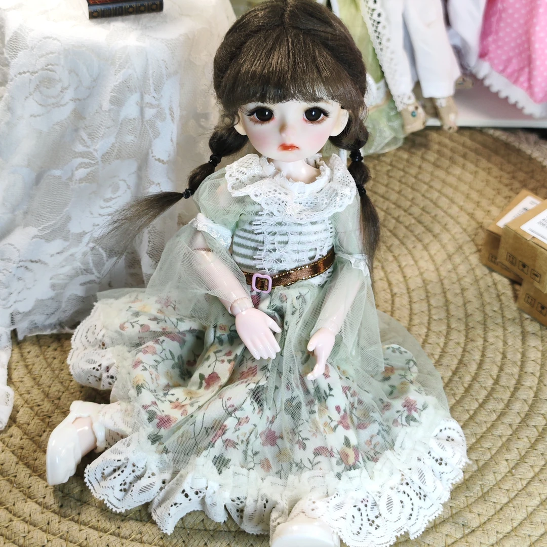 6分mjd手绘改妆娃娃 30厘米机械关节可动人偶 换装洋娃娃女孩礼物