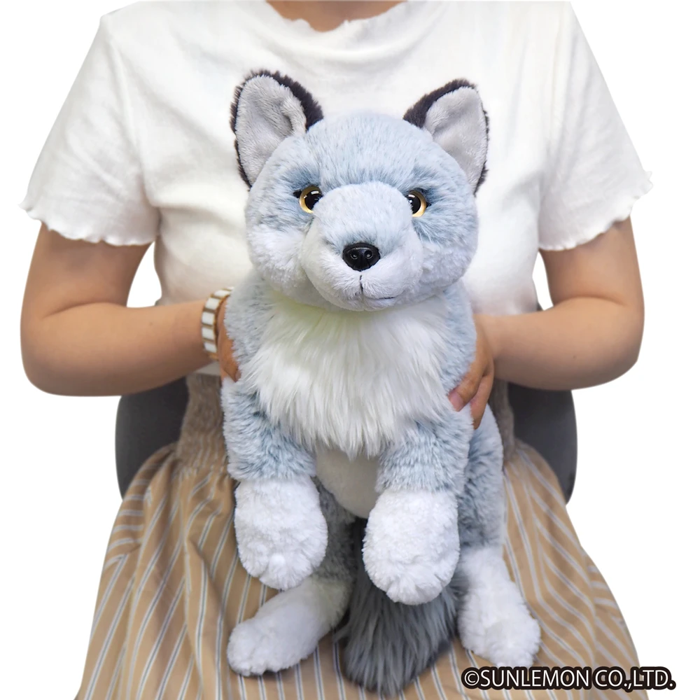 sunlemon仿真狼毛绒玩偶玩具动物公仔娃娃生日圣诞新年礼物送女生