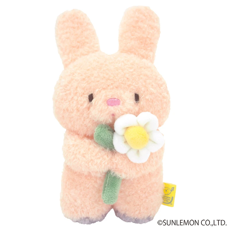 日本品牌sunlemonTATTON系列毛绒趣味雏菊小兔陪伴安抚小白兔娃娃