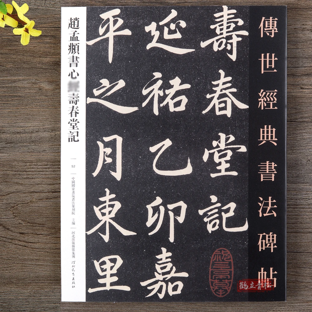 赵孟頫书心经寿春堂记行书行楷毛笔书法字帖
