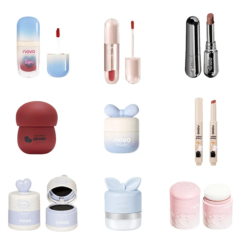 【欧气随机款】定妆/修容/腮红/眼影/口红不晕染精致服帖修颜便携