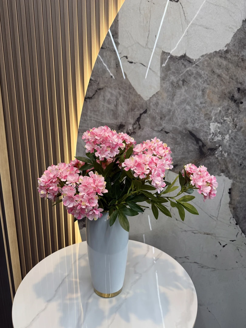 仿真花 绣球花酒店民宿装饰摆设带叶子高品质软装瓶插花轻奢简约