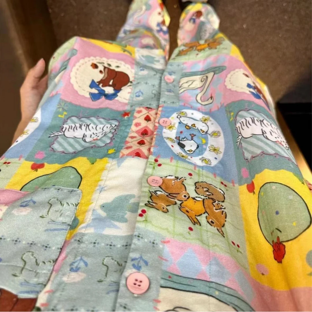 大榕家 晚安-【故事格子】时尚秋冬长袖女士睡衣家居服套装