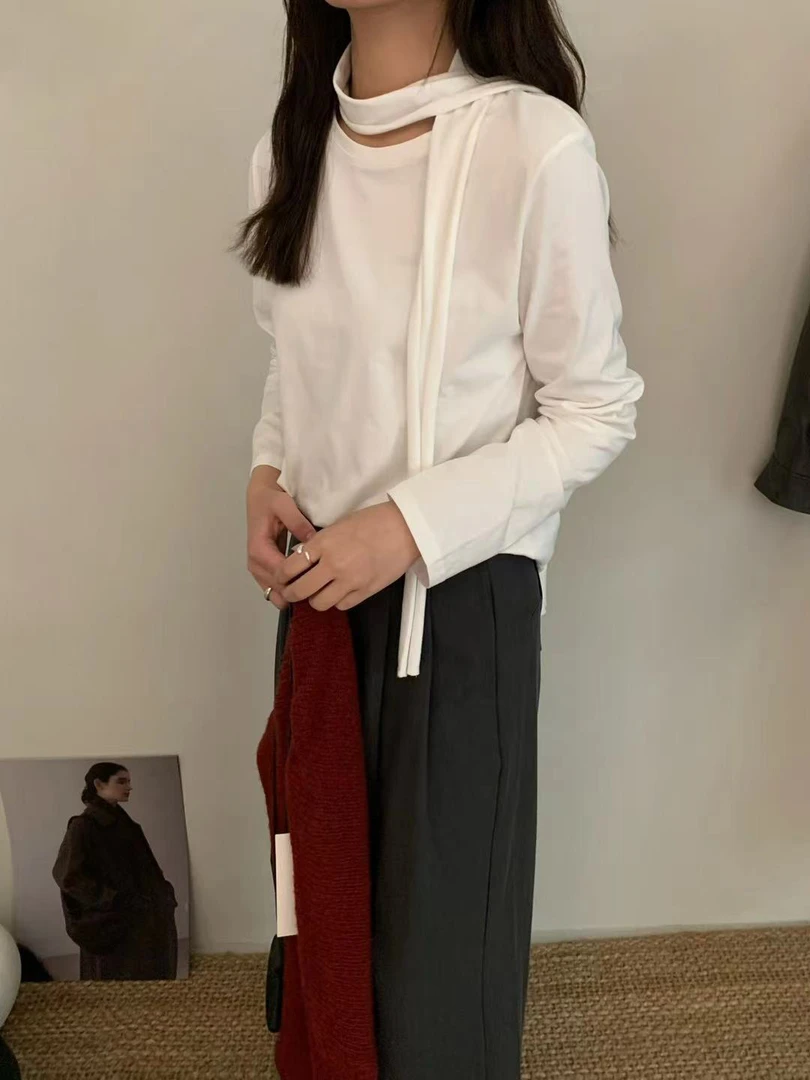 abow@2122 韩系圆领设计感小衫 11-15