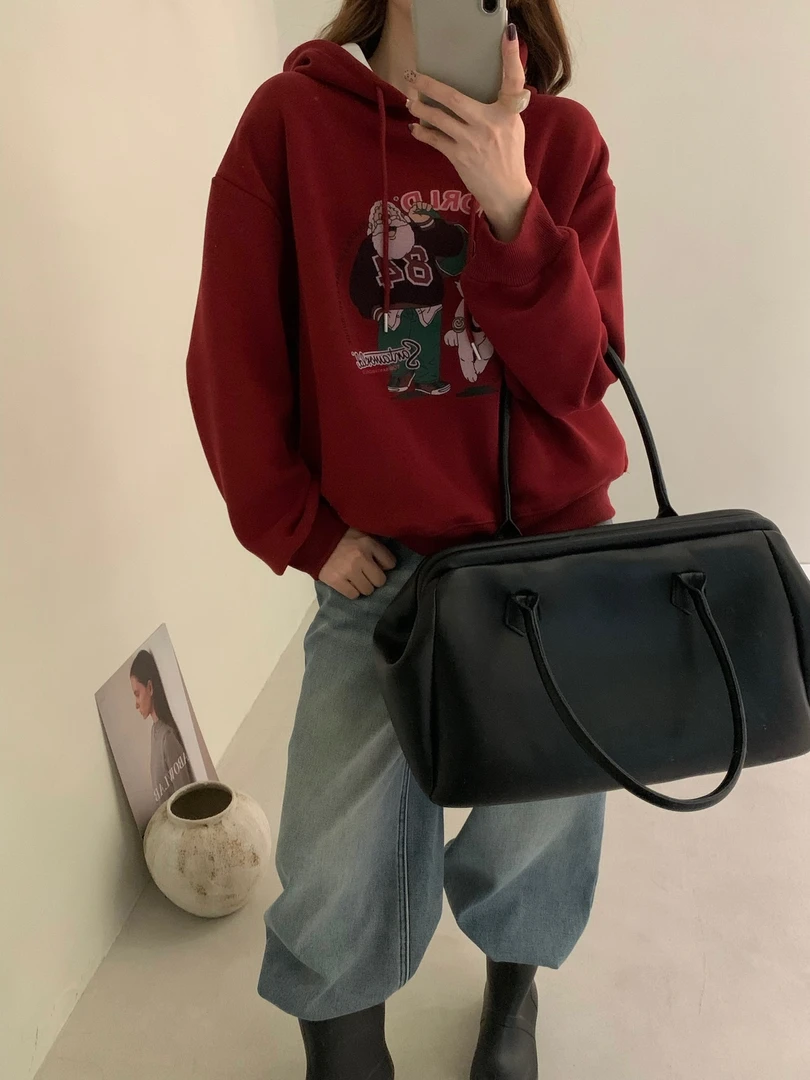 abow@2513  加绒 韩系可爱卫衣 12-27