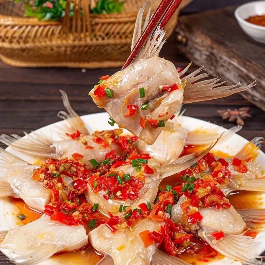 新鲜鲈鱼翅250克/包肉质鲜嫩解冻食用蒜瓣肉鲜嫩可口速冻美味处理