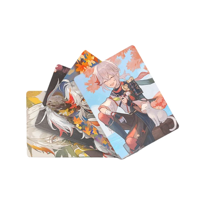 枫原万叶镭射小卡原神小卡片50张双面覆膜周边同款ins风LOMO卡