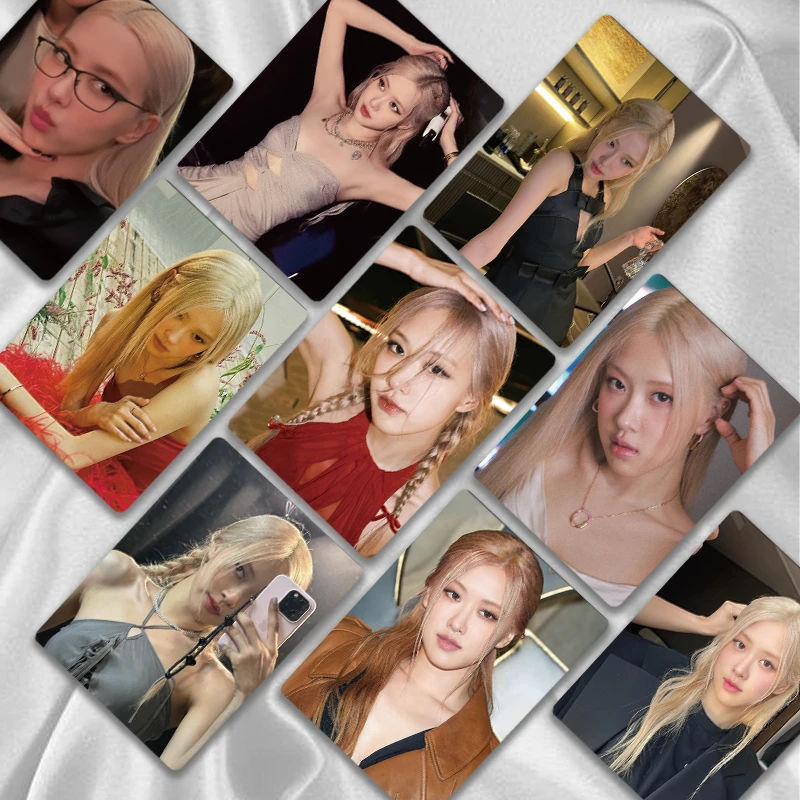 朴彩英rose镭射小卡官卡BLACKPINK周边自印小卡片拍立得LOMO卡