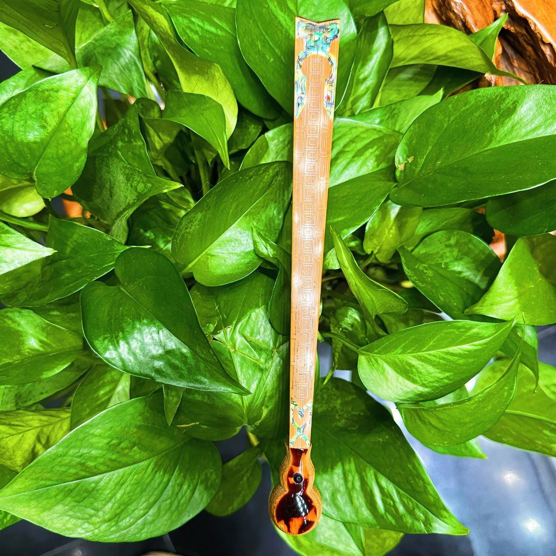 杨林手制 伸缩扇嵌螺钿嵌银丝 文玩苏扇 默认不粘扇面