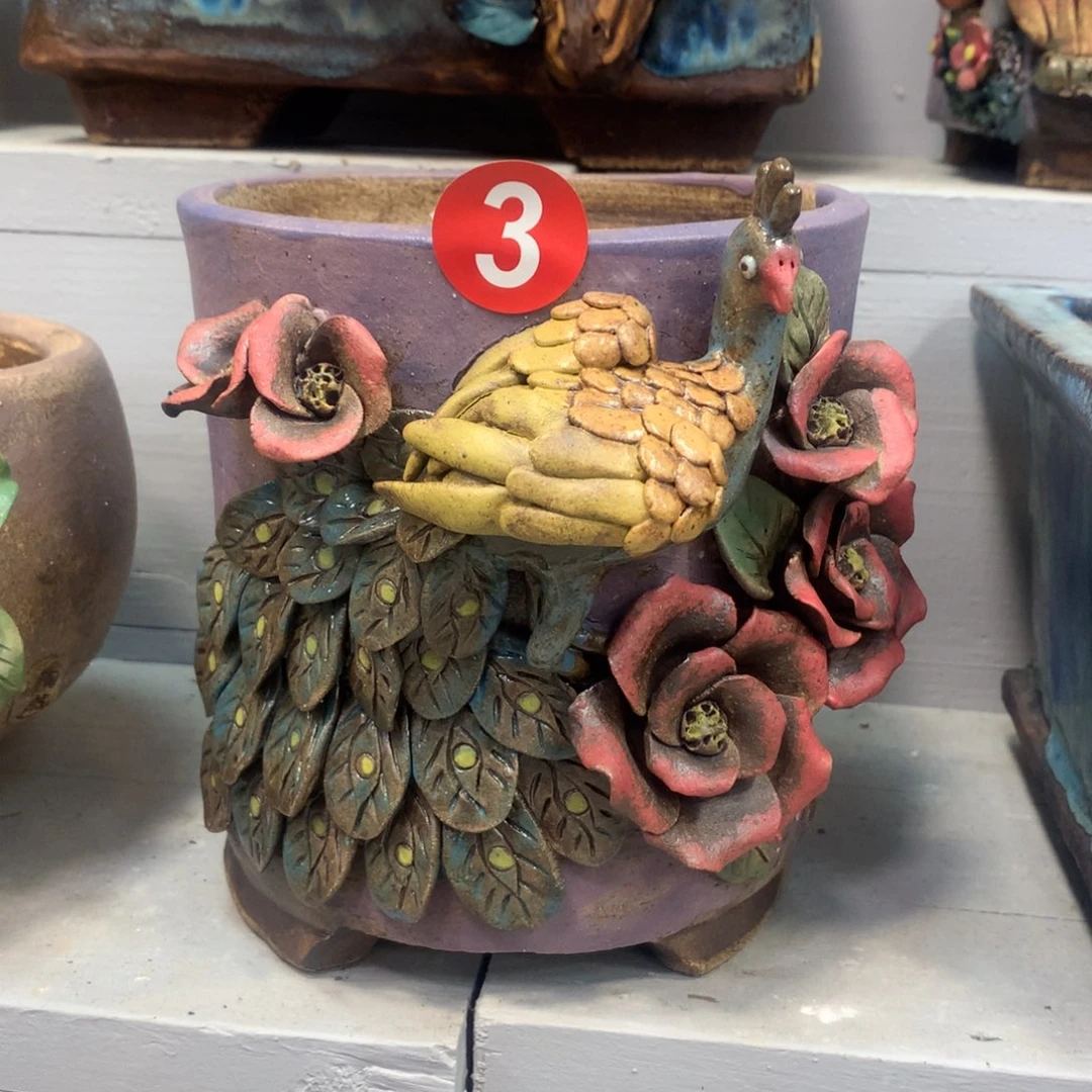 红陶20CM（含）-50CM（不含）3盆盆