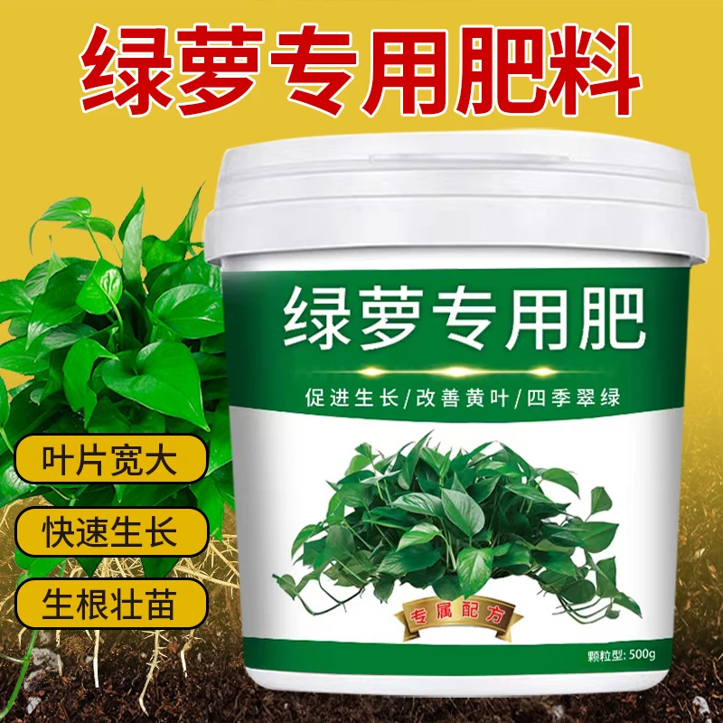 颗粒绿萝专用肥料预防黄叶促长藤家用缓释肥水培水养通用型有机肥