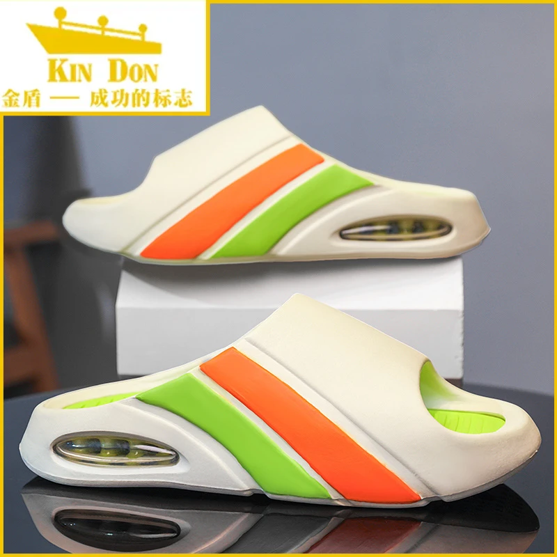 拖鞋男夏季外出休闲软底运动气垫减震居家防滑软底踩屎感一字凉拖