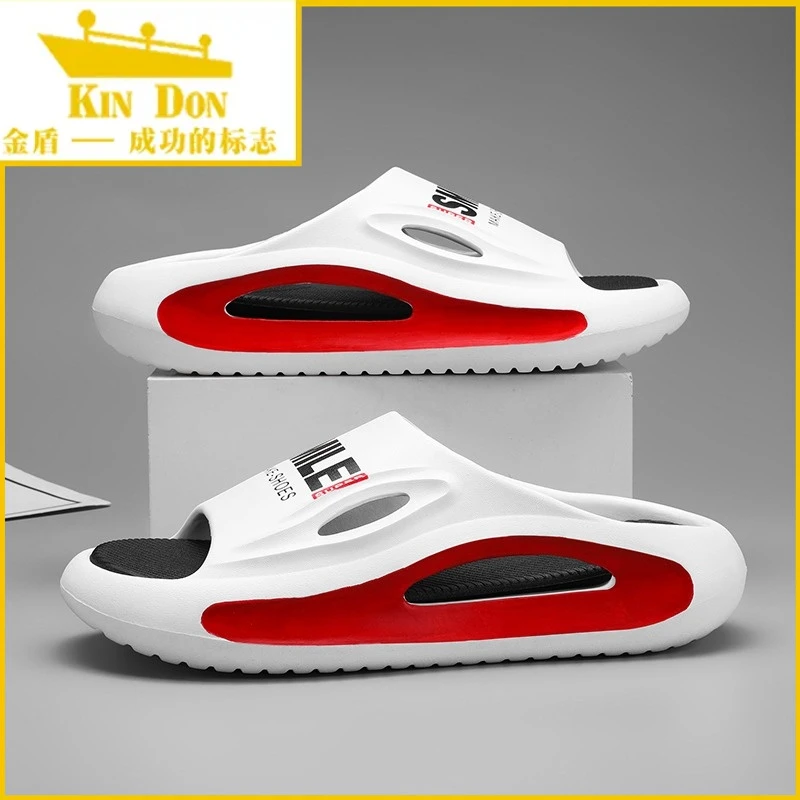 拖鞋男士夏季外穿潮流运动篮球凉鞋防滑耐磨厚底踩屎感大码凉拖男
