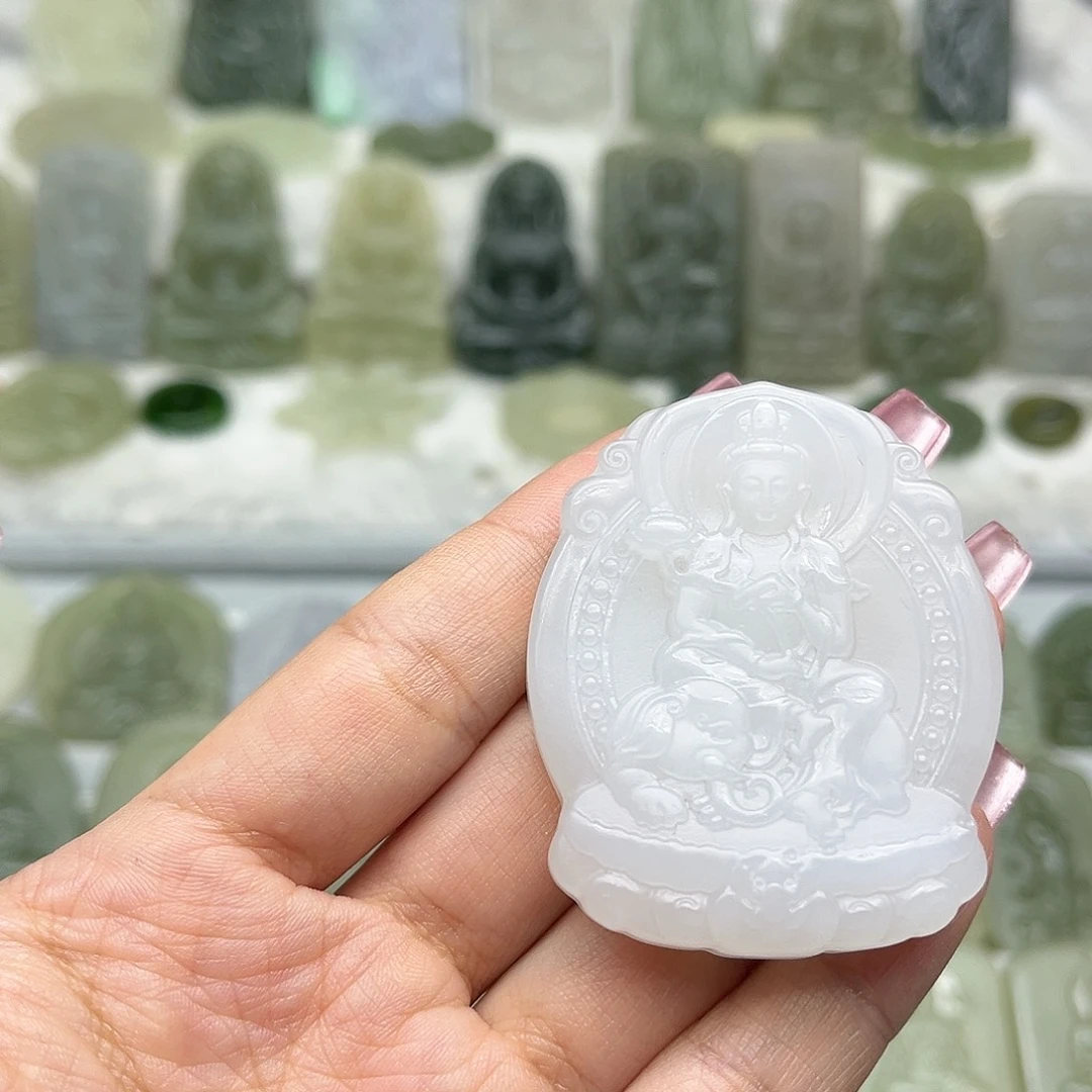 和田玉颈饰未镶嵌坚*