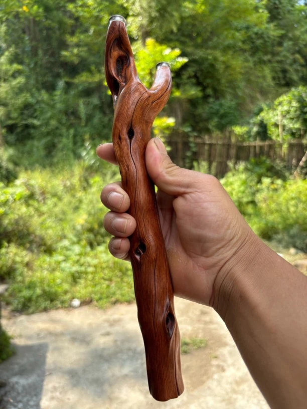 手工制作火琉璃麻梨疙瘩手把件