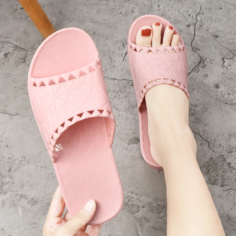 居家拖鞋女夏舒适外穿室内浴室耐磨防滑防臭脚塑料水晶鞋凉拖鞋女