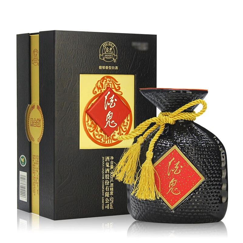 酒鬼 酒鬼黑金版 馥郁香型白酒 52度500ml*1瓶