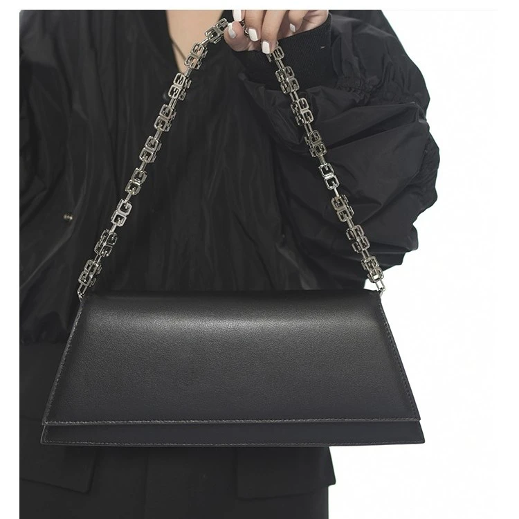 IUBALLET/芭蕾因雾百搭梯形单肩斜挎包时尚小众链条腋下包