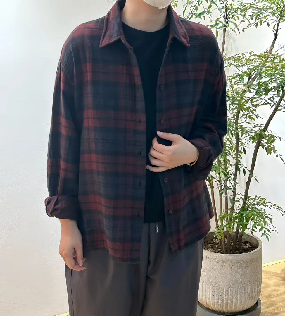 超极柔软舒服格子衬衣