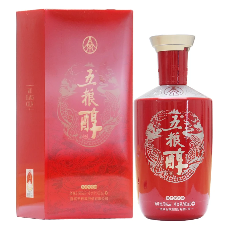 五粮液股份公司出品 五粮醇 浓香型 2021-2022年50度500mL*1瓶