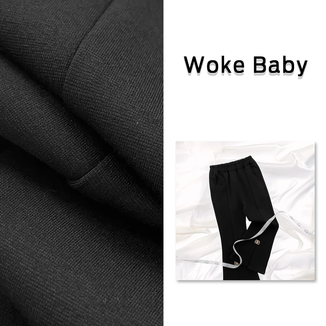 女童汉服秋季新款长裤时尚洋气儿童百搭裤子 V8976加绒