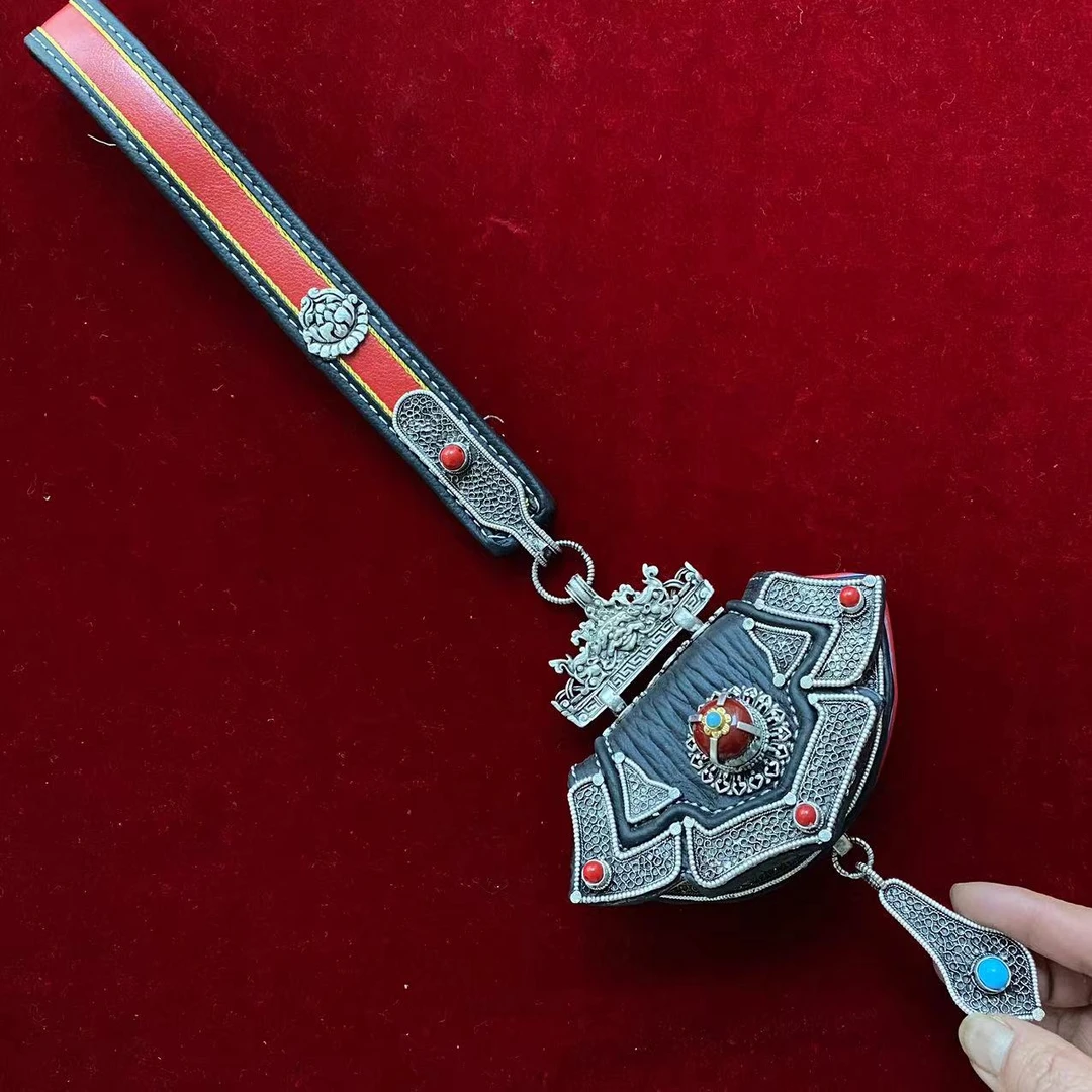 2023新款藏式白铜镀银超火明星同款民族迷你中号经典热卖爆款新品