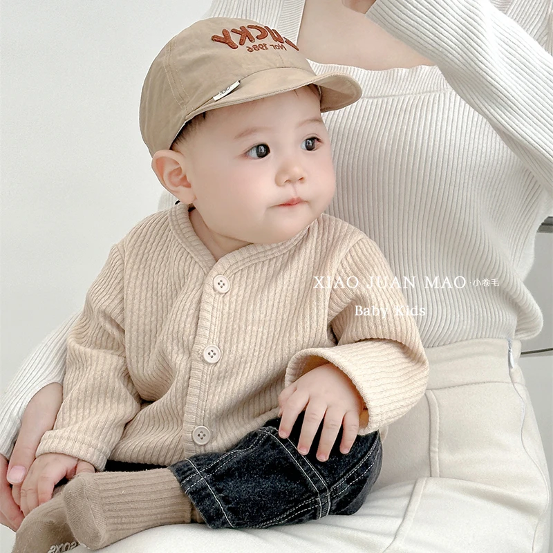 T24C66春装男女外套新款儿童休闲开衫长袖外套春夏季潮薄款外出服