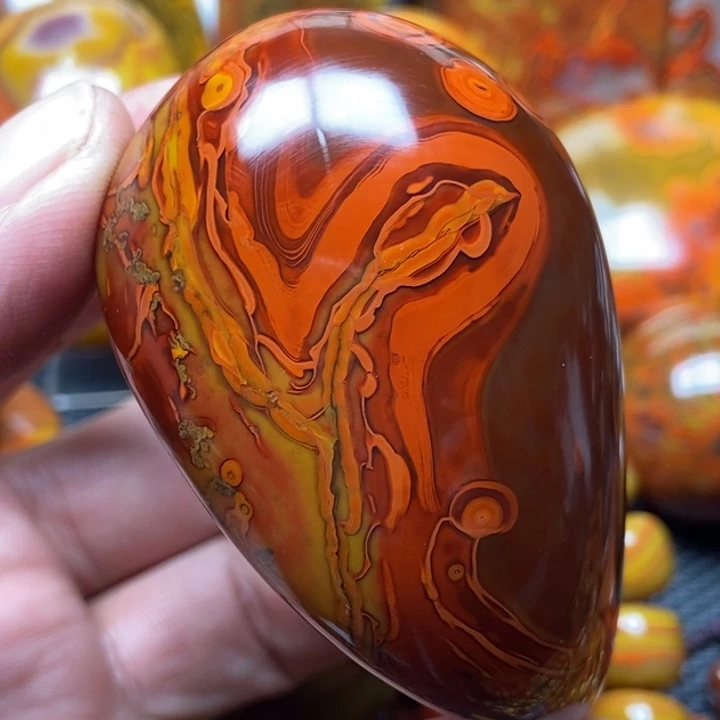 玛瑙/玉髓手把件未镶嵌