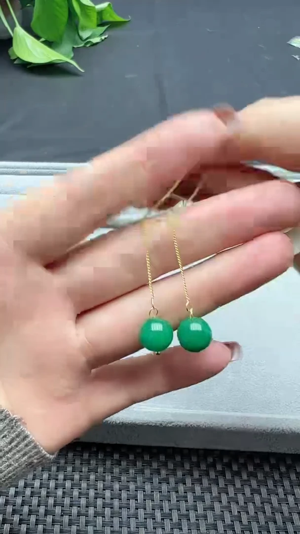 【闪购商品】翡翠耳饰未镶嵌012