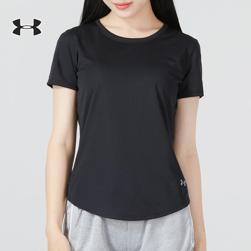 安德玛UA夏季 Speed Stride 2.0女子跑步运动短袖半袖T恤 1369760