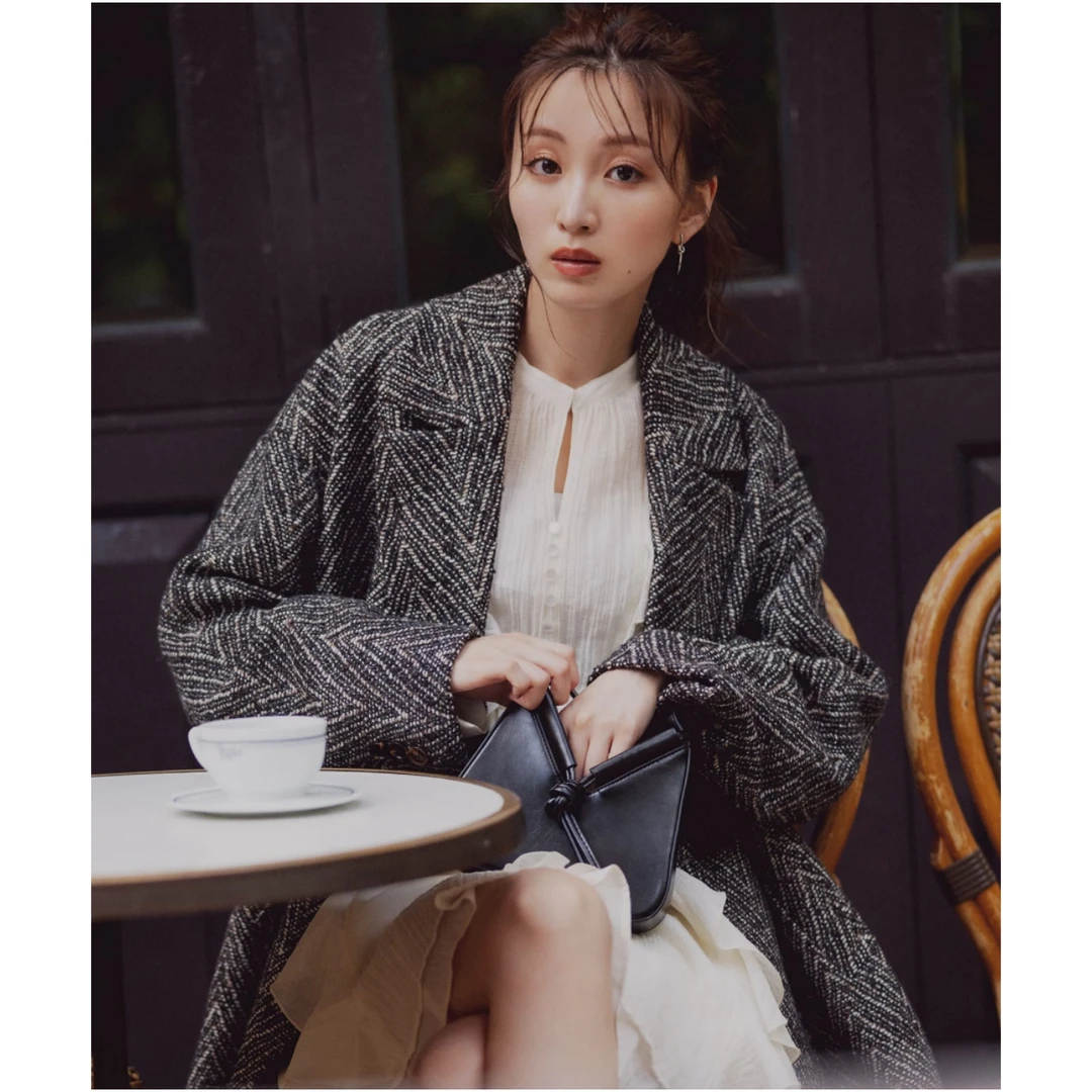 【DD外贸】 秋季新款 C 时尚休闲宽松气质优雅百搭西装