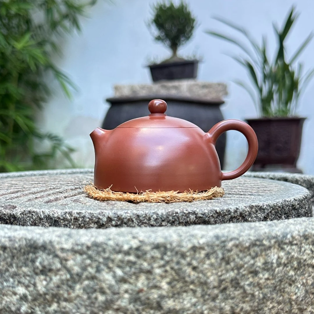 明贤山坊【超薄半月壶】40-130cc潮州手拉壶全手工大口实用器小容量