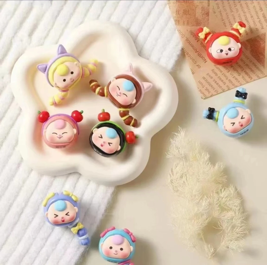 【拆盒】娃三妹二代冰箱贴萌粒盲袋潮玩手办