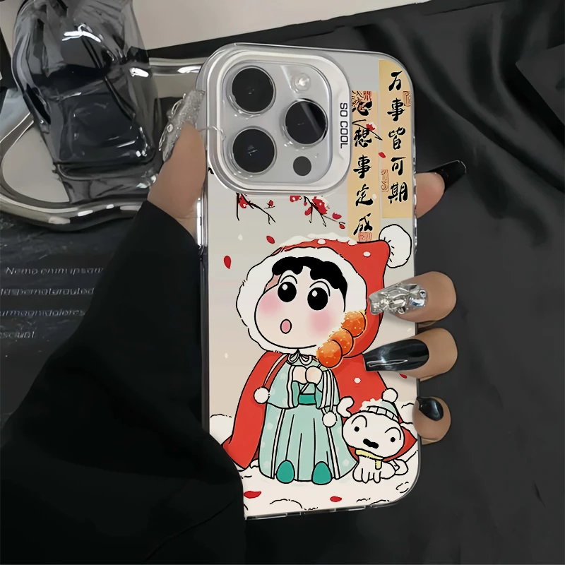 小新糖葫芦适用苹果16promax手机壳iPhone15防摔14简约13/8彩银12