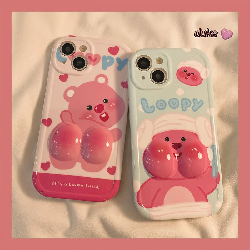可爱露比iphone15promax手机壳14plus苹果13全包12卡通11pro少女x