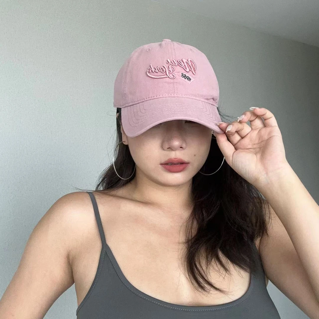 106字母new york加大头围鸭舌帽棒球帽潮牌软顶大帽檐