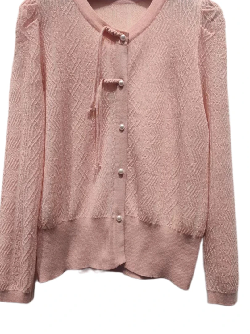 国风镂空针织开衫