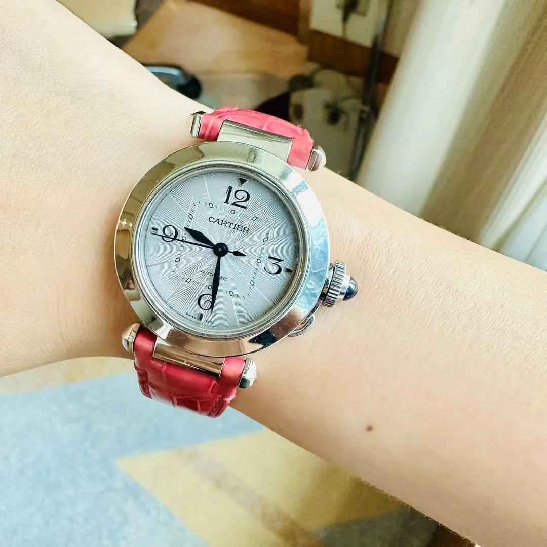 95新 Cartier/卡地亚 35mm/自动机械/精钢/240805003