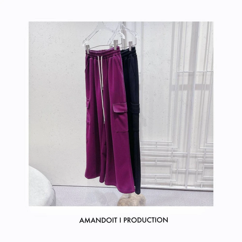 3636丨显瘦百搭工装袋宽松直筒卫裤