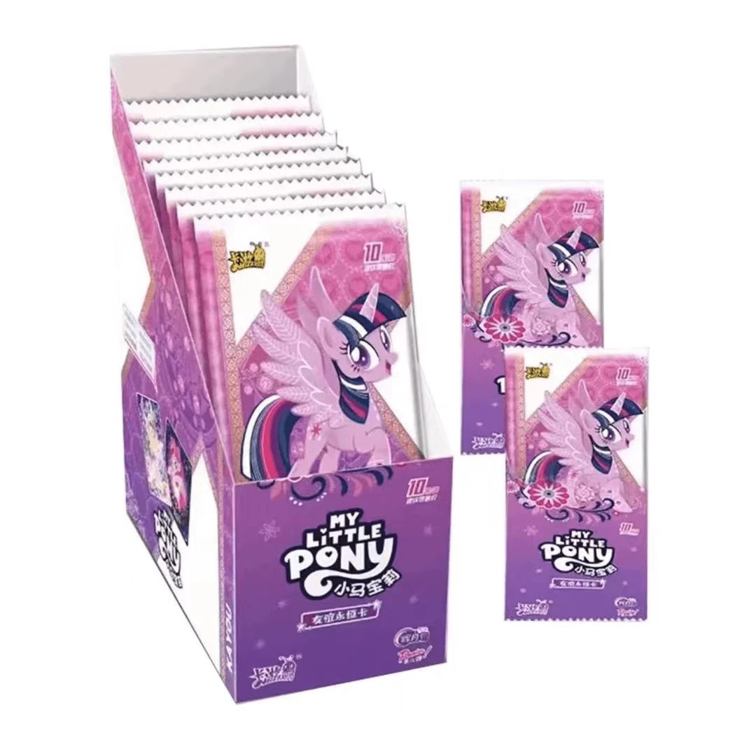 拆卡猫猫【虫茧女王，宇宙公主，独角兽】小马宝莉辉月第6弹卡片盲盒