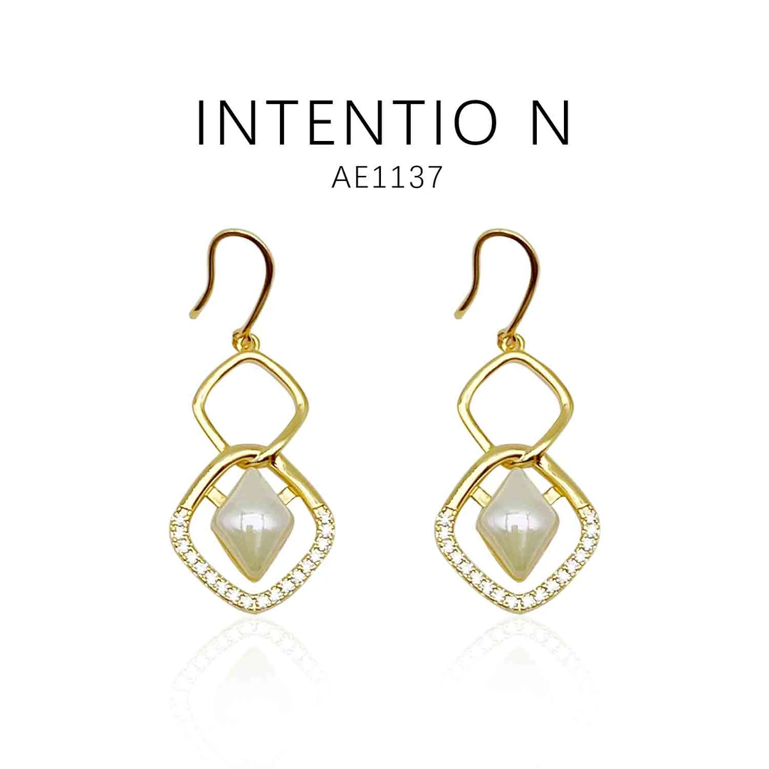 铜合金耳饰 时尚百搭简约耳饰-AE1137