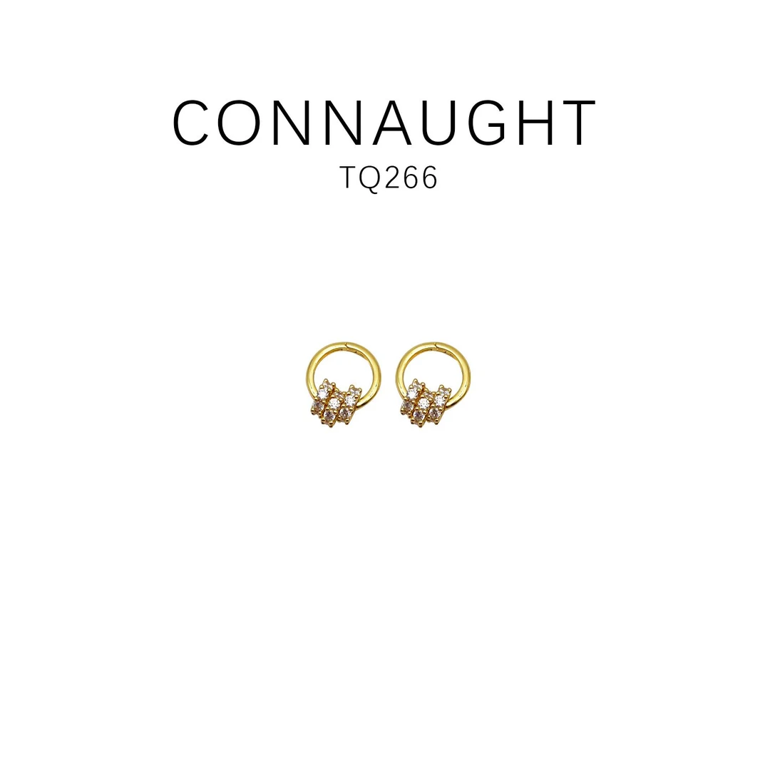铜合金耳饰 时尚百搭简约耳饰~TQ266
