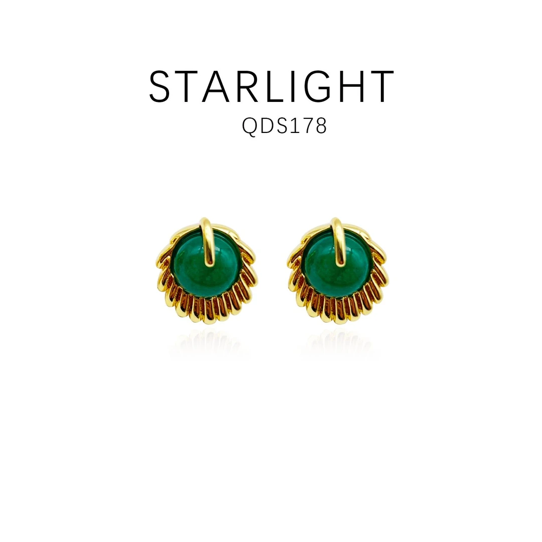 铜合金耳饰 优雅时尚百搭耳饰~QDS178