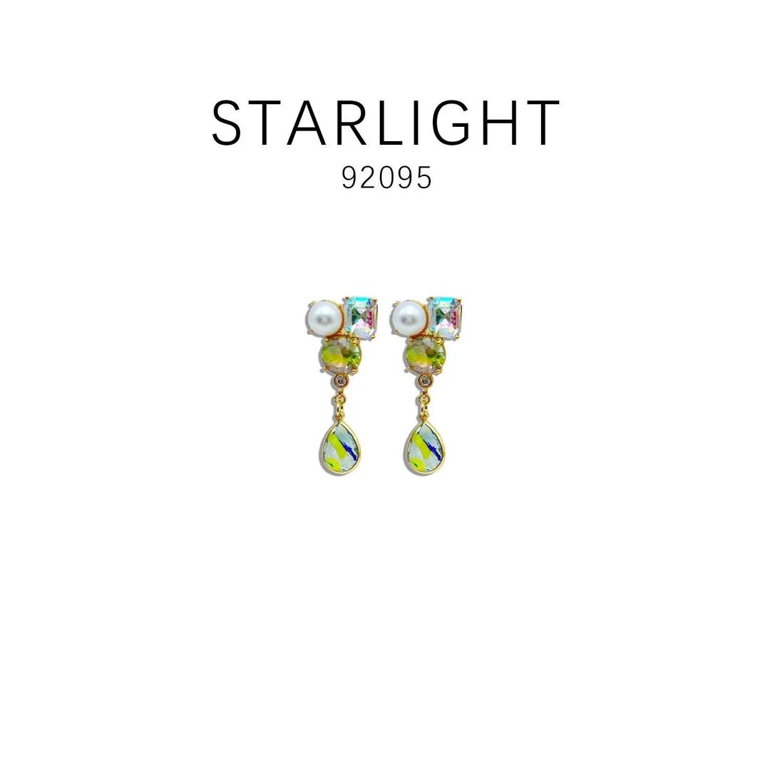 铜合金耳饰  设计款百搭简约经典时尚耳饰~92095