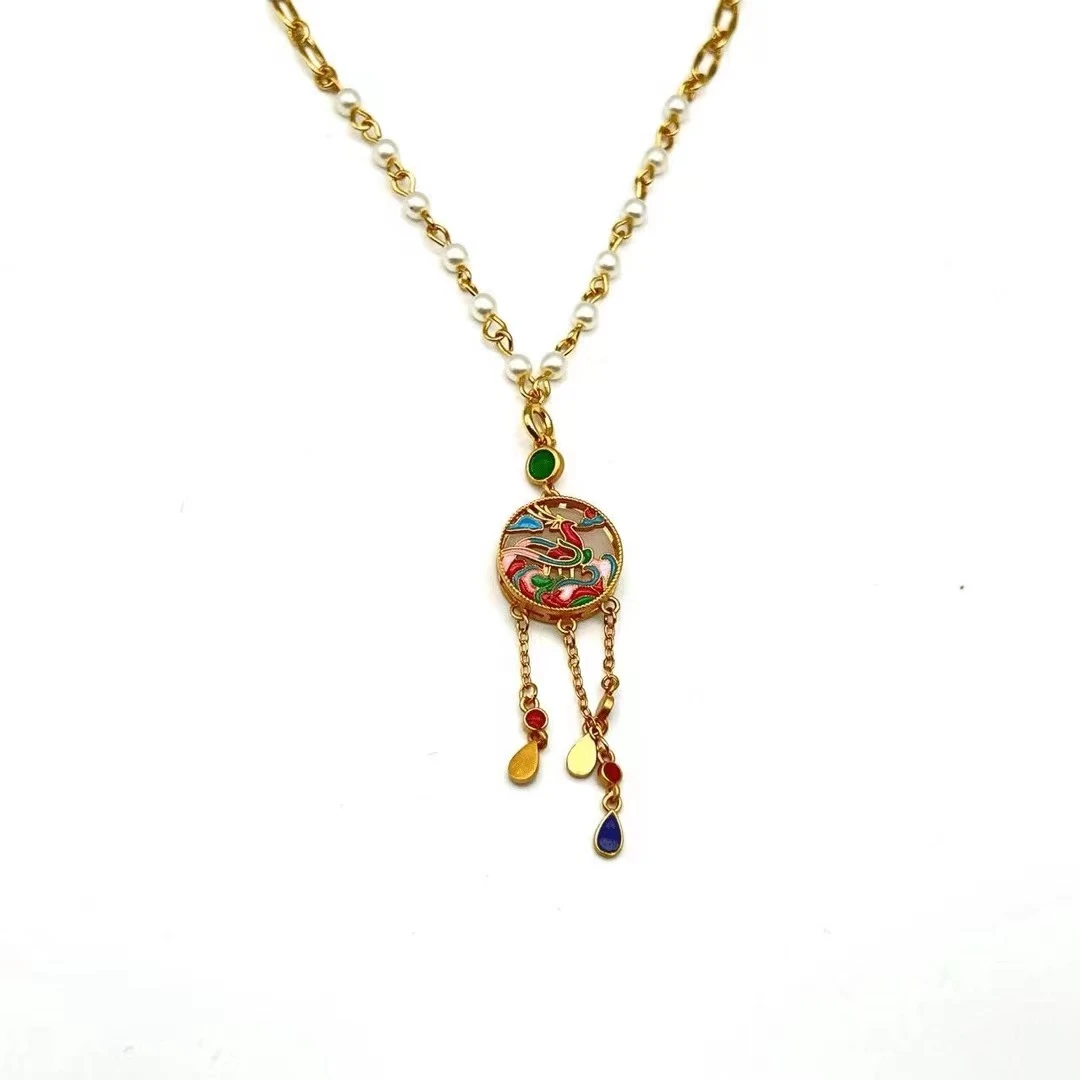 铜合金项链 中古风设计款轻奢气质百搭项链~AE202