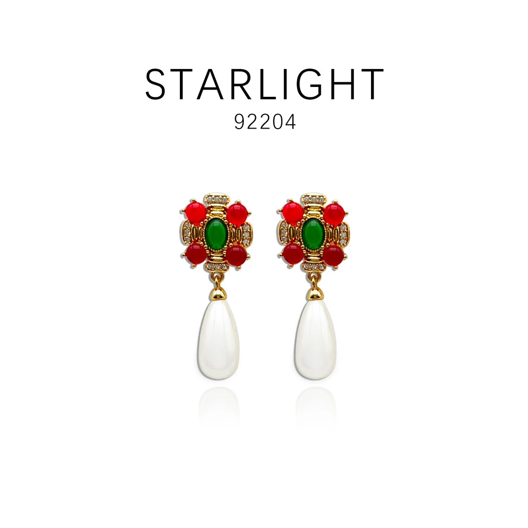 铜合金耳饰 优雅时尚百搭耳饰～92204