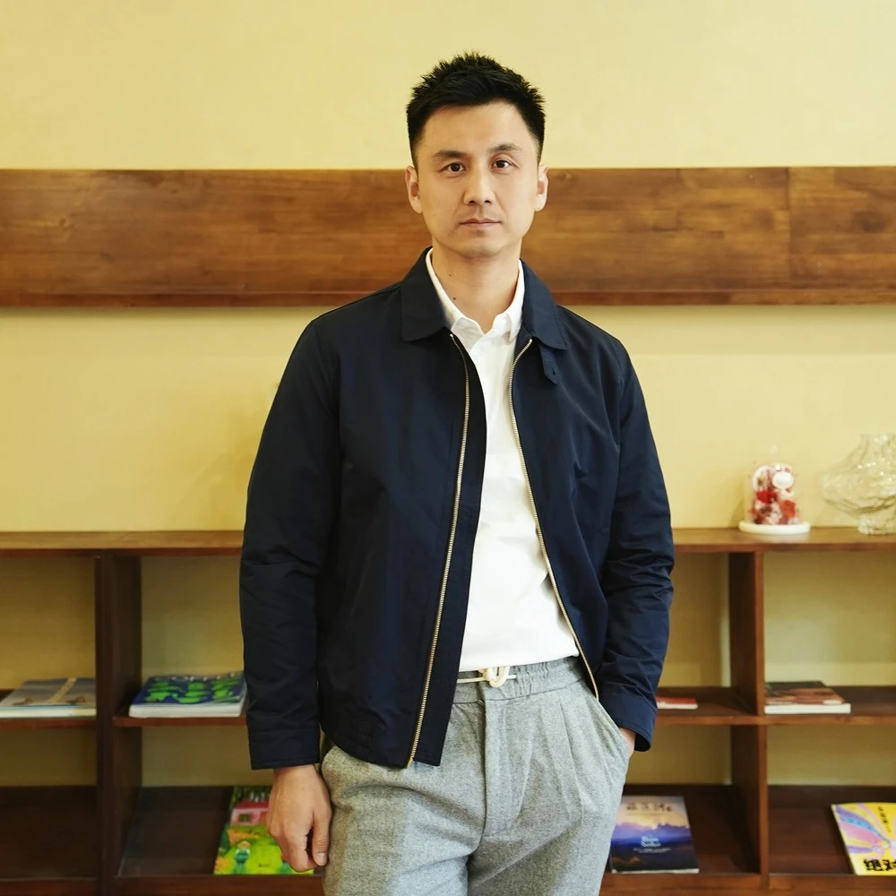 BC25春季新款翻领休闲夹克男士休闲男外套长袖商务 2405004