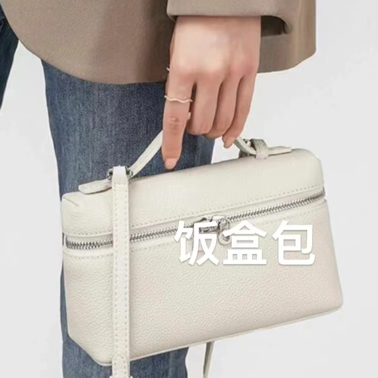 【大老板专属】LP111经典时尚百搭通勤女单肩荔枝纹斜跨包盒子包25